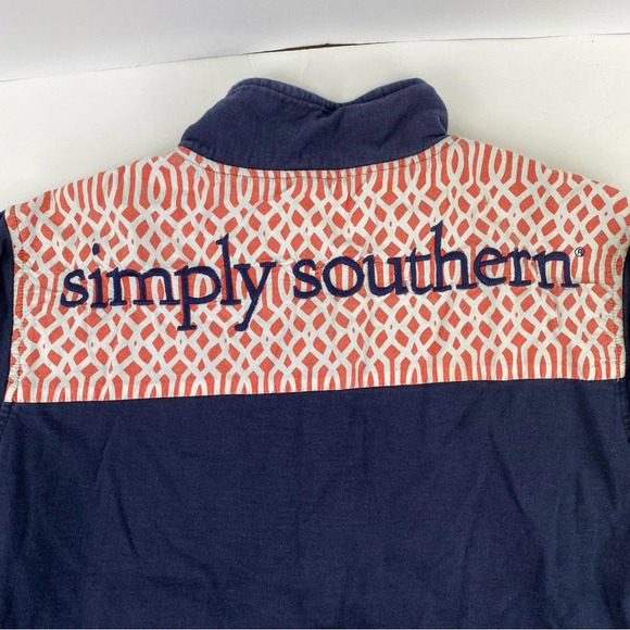 Simply Southern Shep Embroidered Long Sleeve Quarter Zip Pullover Sweatshirt - Picture 4 of 14